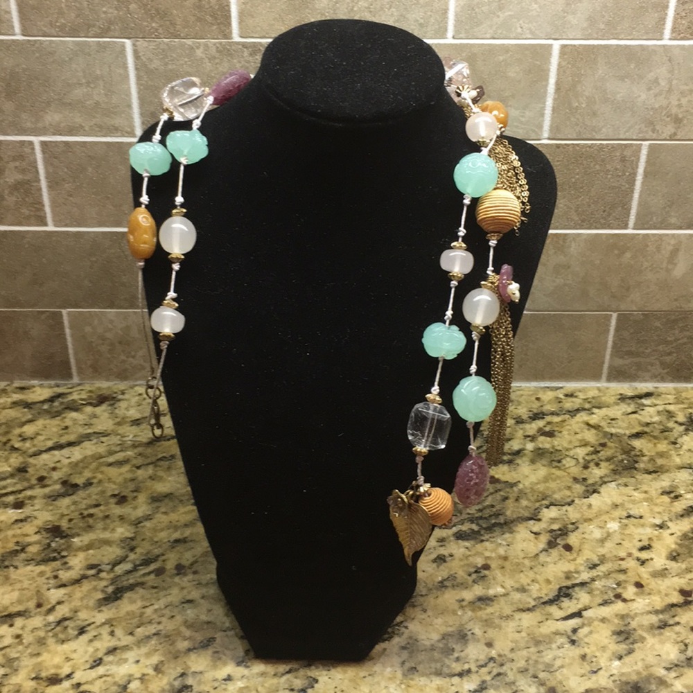 2/$25 Necklace w/assortment of colors and tassels.